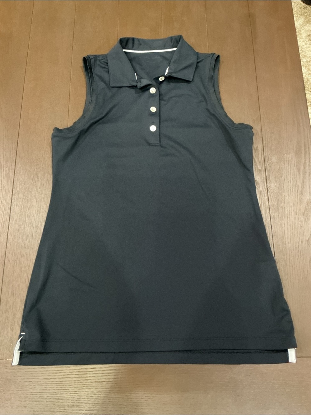 Peter Millar Sleeveless Polo Top - Black